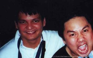 my former partners in Quiapo vintage watch expeditions Agu P(now editor of Men's health and also the guy responsible for the Groove Nation logo) and Karlo S.( husband and writer at large)
