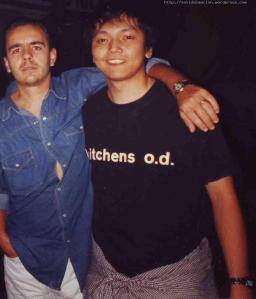 Laurent Garnier and i at the best Consortium ever in 97'
